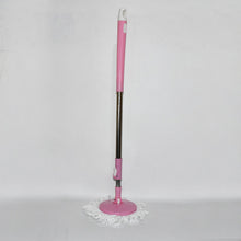 Mop handle featuring a convenient twist-lock system for easy wringing.