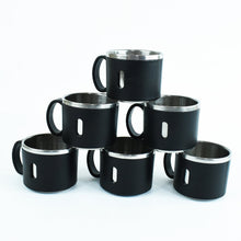Durable stainless steel mug suitable for tea and coffee servings