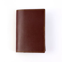 PU leather wallet interior with ample currency space for bills and notes