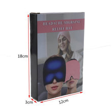 Men's migraine cap full head coverage flat view