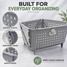 Foldable Storage Basket – Ventilated & Space-Saving | Tidy Table