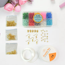 DIY Jewellery Making Kit complete set with assorted colorful beads and accessories organized in a box