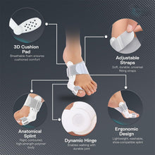 Bunion relief toe cover with adjustable fit and low profile design