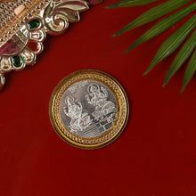 Premium dual finish Lakshmi Ganesh coin ideal for pooja and gifting