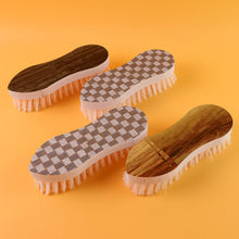 Laundry brushes with contoured grip ideal for hand washing clothes and shoes