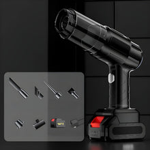 Ergonomic handheld vacuum cleaner, showcasing its compact size and easy grip.