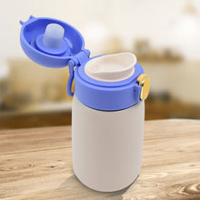 Inner view of the double-walled stainless steel smart water bottle.
