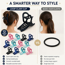 Plastic Hair Clamp – Durable Matte Finish Barrette Clip Set