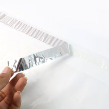 Stack of self-adhesive courier polybags 12x14 inch