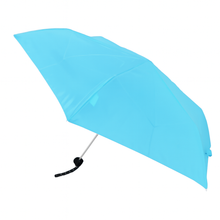 Another infographic detailing the lightweight construction and portability of the DrizzlePro 3-fold umbrella.