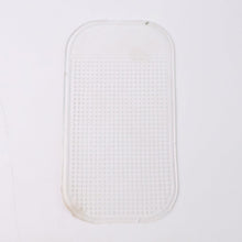 Clear anti-slip dashboard mat blending with vehicle interior