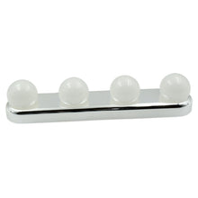 Side view of the portable cosmetic lighting kit, highlighting its slim design.