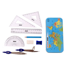 Durable full geometry tools box with organized compartments