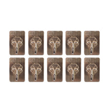 Kitchen and bathroom adhesive plastic hooks set