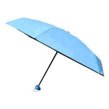 Close-up of the waterproof fabric of the 5-Fold Umbrella, demonstrating rain resistance.
