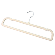 Slim profile velvet non-slip cloth hanger for multipurpose garment hanging