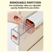 The transparent design of the 5-cell wall mount drawer organizer makes items visible.