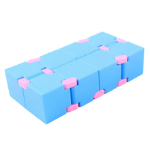 Foldable Infinity Cube plastic fidget toy for anxiety reduction
