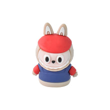 Cartoon pencil sharpener showing built-in eraser feature clearly