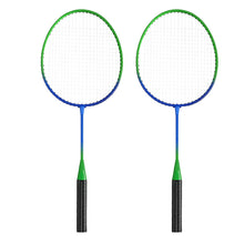 Badminton racket set for kids displayed with carry bag