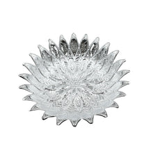 Decorative tray with silver plastic finish for festive occasions India