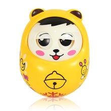 Front view of the vibrant musical roly poly toy for infants