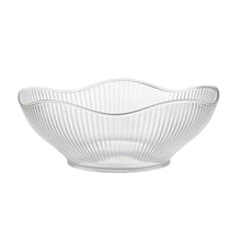 Plastic basket storing fresh vegetables