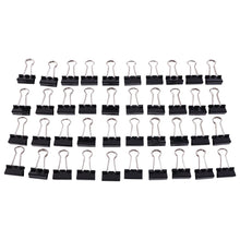 Compact 19 mm heavy-duty binder clips ideal for paperwork