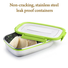 Durable stainless steel lunch container ideal for fresh meals