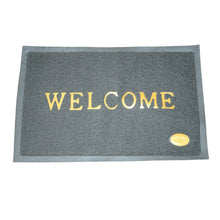 Detail view of the durable, anti-slip backing of the Welcome Door Mat, ensuring safety.