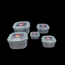 Organized fridge interior with Tidy Table 5-piece food storage containers.