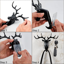  Deer Head Self Adhesive Wall Hook - packaging