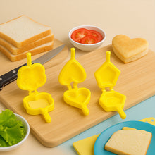 Baking essentials plastic cookie mould set featuring heart and star shapes