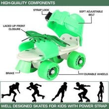 Back view of the Play & Move kids roller skates, showing heel support.