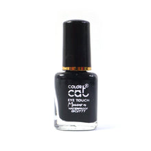 Black waterproof mascara product angled to display packaging