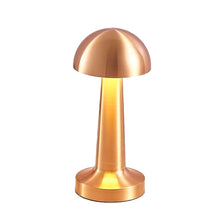 Compact LED touch lamp ideal for bedroom or office desk lighting