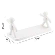 Set of self-adhesive floating shelves for versatile wall mounting in an Indian home.