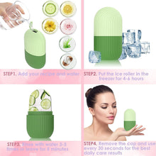 GlowForm ice roller for face, reducing puffiness and enhancing skin glow.