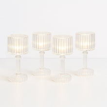 Decorative flameless LED candle set with crystal-style design