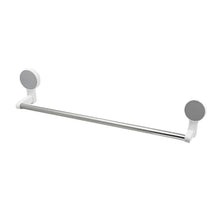 Towel organizer rod with stable brackets fixed on wall