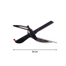 Ergonomic design of the Quickslice multi-function food chopper.