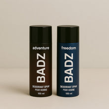 Aqua Volt variant of men’s deodorant body spray with fresh masculine scent