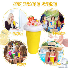 Close-up of the Frozen Smoothies Maker Cup with its secure lid.