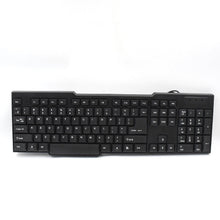 Standard 104-key layout of the plug-and-play computer keyboard.