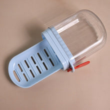 Soap holder with built-in drain tray to keep soap dry and fresh