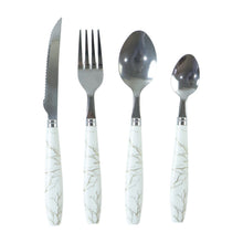 Modern stainless steel flatware set for everyday dining