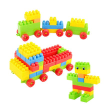 Educational Kids' Block Set with colorful bricks promoting cognitive development.