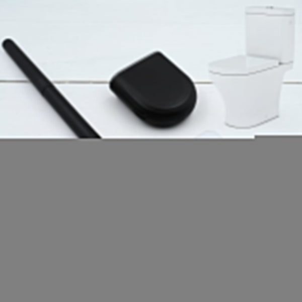 Silicone toilet brush with holder stand