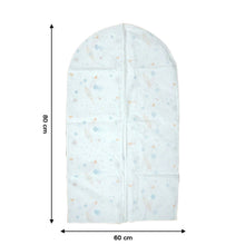Folded garment covers for closet organization
