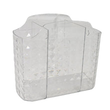 Transparent crystal-textured multipurpose organizer holder for decluttering